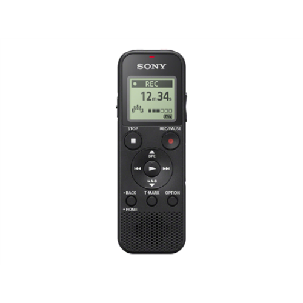 Sony , ICD-PX370 , Black , Monaural , MP3 playback , MP3 , 9540 min , Mono Digital Voice Recorder with Built-in USB