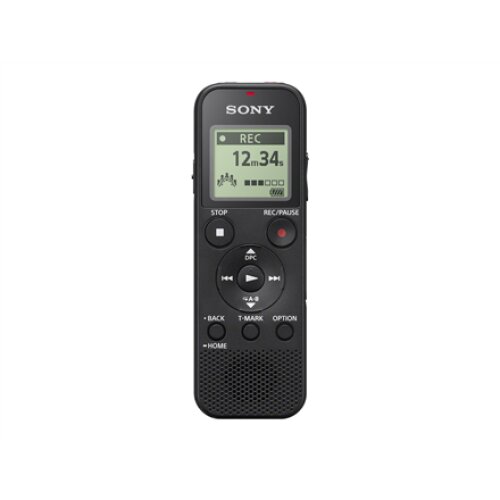 Sony , ICD-PX370 , Black , Monaural , MP3 playback , MP3 , 9540 min , Mono Digital Voice Recorder with Built-in USB