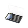 Logilink , Small Screwdriver Set, 6pcs , Incl. transport boxThe set includes1x slot driver 1.4 mm1x slot driver 2.0 mm1x slot driver 2.4 mm1x slot driver 3.0 mm1x Cross slot driver 0 mm1x Cross slot driver 1 mm