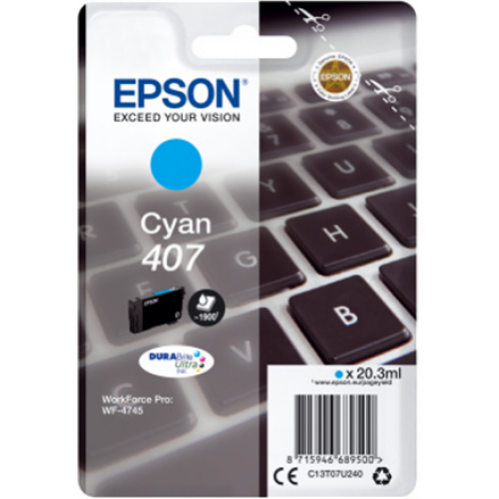 Epson WF-4745 Series , Ink Cartridge L Cian , Ink Cartridge , Cyan