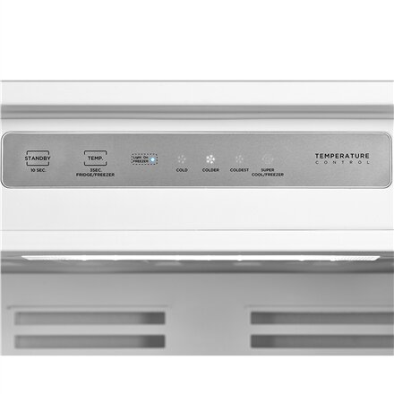 Midea Refrigerator , MDRE271FGE01 , Energy efficiency class E , Built-in , Combi , Height 178.5 cm , No Frost system , Fridge net capacity 192 L , Freezer net capacity 79 L , 38 dB , White