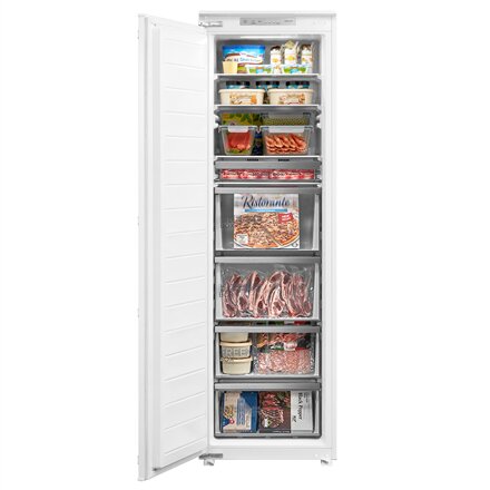 Midea Refrigerator , MDRE271FGE01 , Energy efficiency class E , Built-in , Combi , Height 178.5 cm , No Frost system , Fridge net capacity 192 L , Freezer net capacity 79 L , 38 dB , White