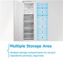 Midea Refrigerator , MDRE271FGE01 , Energy efficiency class E , Built-in , Combi , Height 178.5 cm , No Frost system , Fridge net capacity 192 L , Freezer net capacity 79 L , 38 dB , White