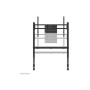 Neomounts Floor stand , FL50-525BL1 TV trolley , Adjustable Height , 55-86 , Maximum weight (capacity) 76 kg , Black