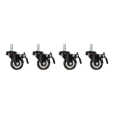 Lanberg , Castors with thread and brake for wall mounting cabinets, 4 pcs , AK-1601-B