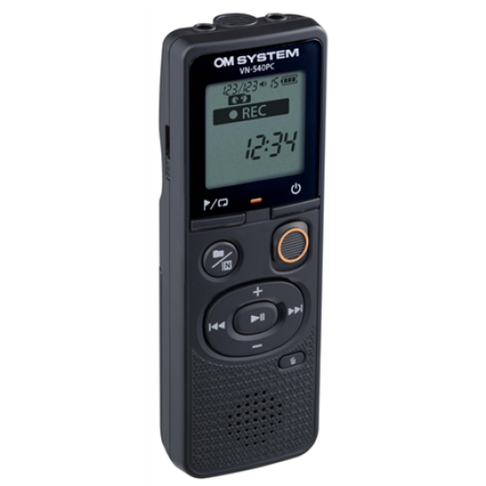 Olympus , Digital Voice Recorder (OM Branded) , VN-540PC , Black , Segment display 1.39 , WMA