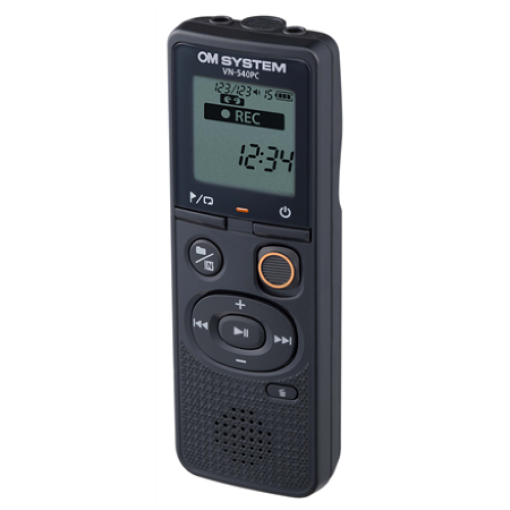 Olympus , Digital Voice Recorder (OM Branded) , VN-540PC , Black , Segment display 1.39 , WMA