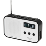 Adler , Digital radio PLL AM/FM , AD 1907 , Alarm function , White/Black
