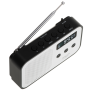 Adler , Digital radio PLL AM/FM , AD 1907 , Alarm function , White/Black