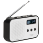 Adler , Digital radio PLL AM/FM , AD 1907 , Alarm function , White/Black