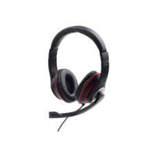 Gembird , Stereo headset , MHS-03-BKRD , On-Ear , Built-in microphone , 3.5 mm