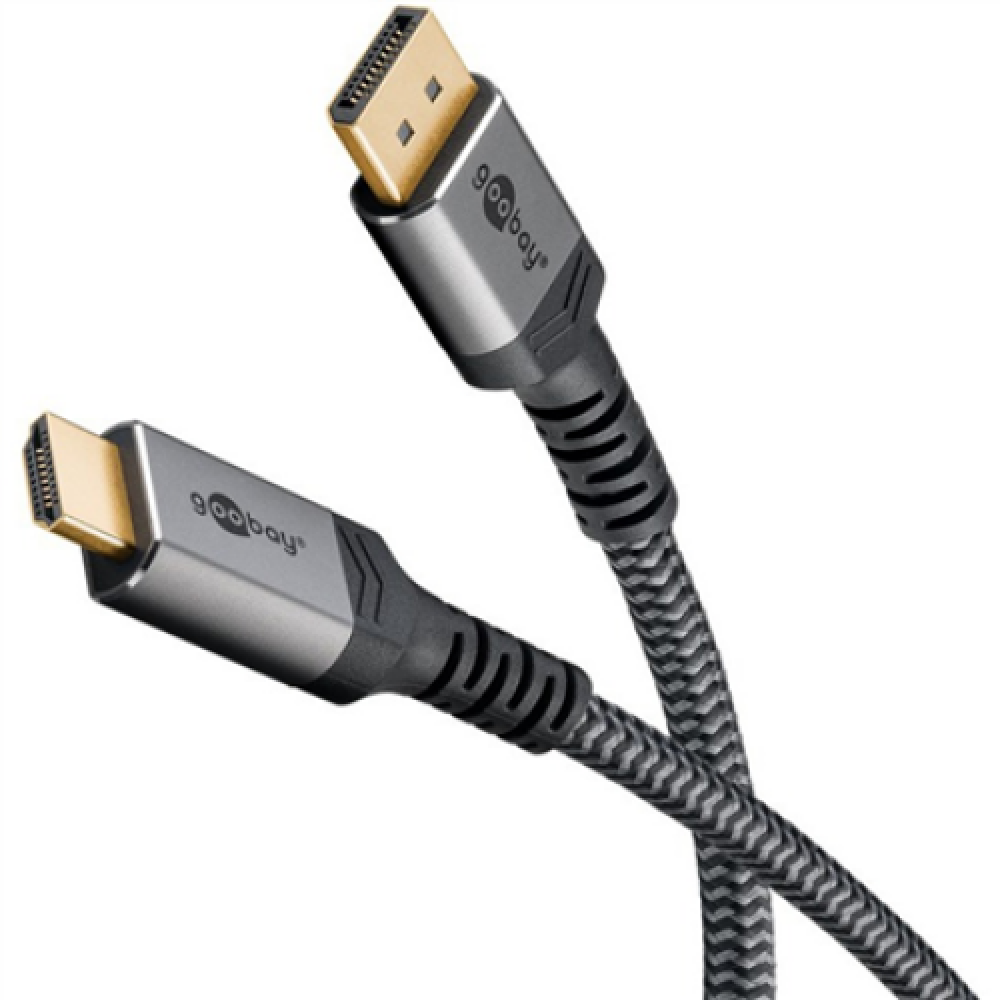 Goobay 65269 Adapter Cable , DisplayPort to HDMI , 2 m