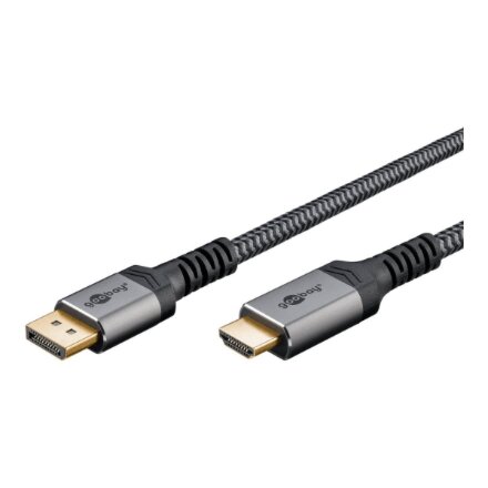 Goobay 65269 Adapter Cable , DisplayPort to HDMI , 2 m