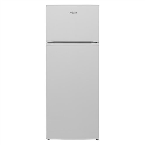 Goddess Refrigerator , GODRDD0144GW8AE , Energy efficiency class E , Free standing , Double Door , Height 145 cm , Fridge net capacity 171 L , Freezer net capacity 42 L , 41 dB , White
