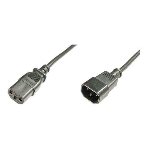 Digitus , Power Cord extension cable C13 - C14, , AK-440201-018-S , Black