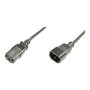 Digitus , Power Cord extension cable C13 - C14, , AK-440201-018-S , Black