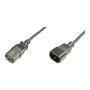 Digitus , Power Cord extension cable C13 - C14, , AK-440201-018-S , Black