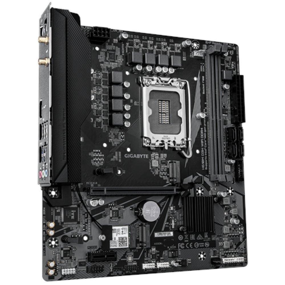 Gigabyte H610M D3H WIFI DDR4 , Processor family Intel , Processor socket LGA1700 , Supported hard disk drive interfaces SATA, M.2 , Number of SATA connectors 4