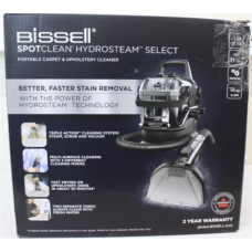 SALE OUT. , Bissell Portable Carpet and Upholstery Cleaner , SpotClean HydroSteam Select , Corded operating , Washing function , 1000 W , Black , 23 month(s) , DAMAGED PACKAGING