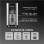 Caso Turbo hot water dispenser , HW 620 , Water Dispenser , 2600 W , 2.5 L , Plastic/Stainless Steel , Black/Stainless Steel