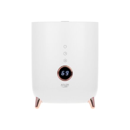 Adler , AD 7972 , Humidifier , 23 W , Water tank capacity 4 L , Suitable for rooms up to 35 m² , Ultrasonic , Humidification capacity 150-300 ml/hr , White