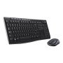 Logitech MK270 , Keyboard and Mouse Set , Wireless , US , Black