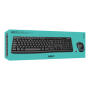Logitech MK270 , Keyboard and Mouse Set , Wireless , US , Black