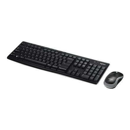 Logitech MK270 , Keyboard and Mouse Set , Wireless , US , Black