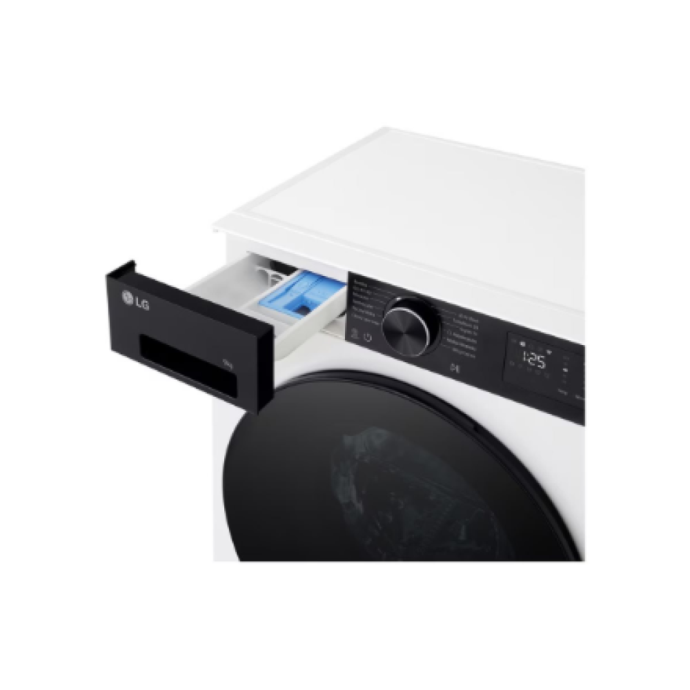 LG Washing machine , F2X50S9THB , Energy efficiency class A , Front loading , Washing capacity 9 kg , 1200 RPM , Depth 48 cm , Width 60 cm , LED , Steam function , Direct drive , Wi-Fi , White