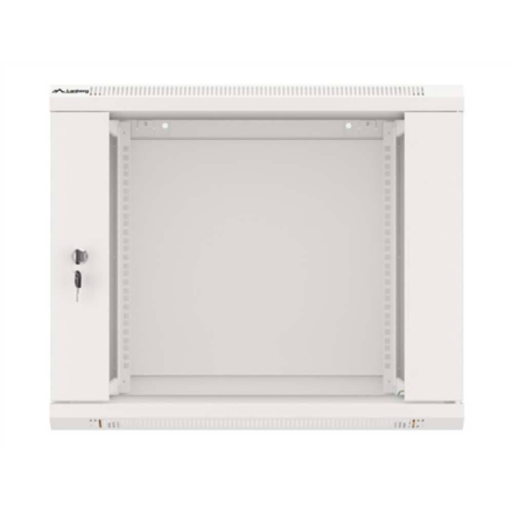 Lanberg , Rack cabinet 19 wall-mount 9U/600x600 (flat pack) with glass door , WF01-6609-10S , Grey