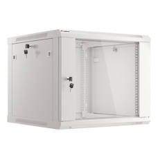 Lanberg , Rack cabinet 19 wall-mount 9U/600x600 (flat pack) with glass door , WF01-6609-10S , Grey