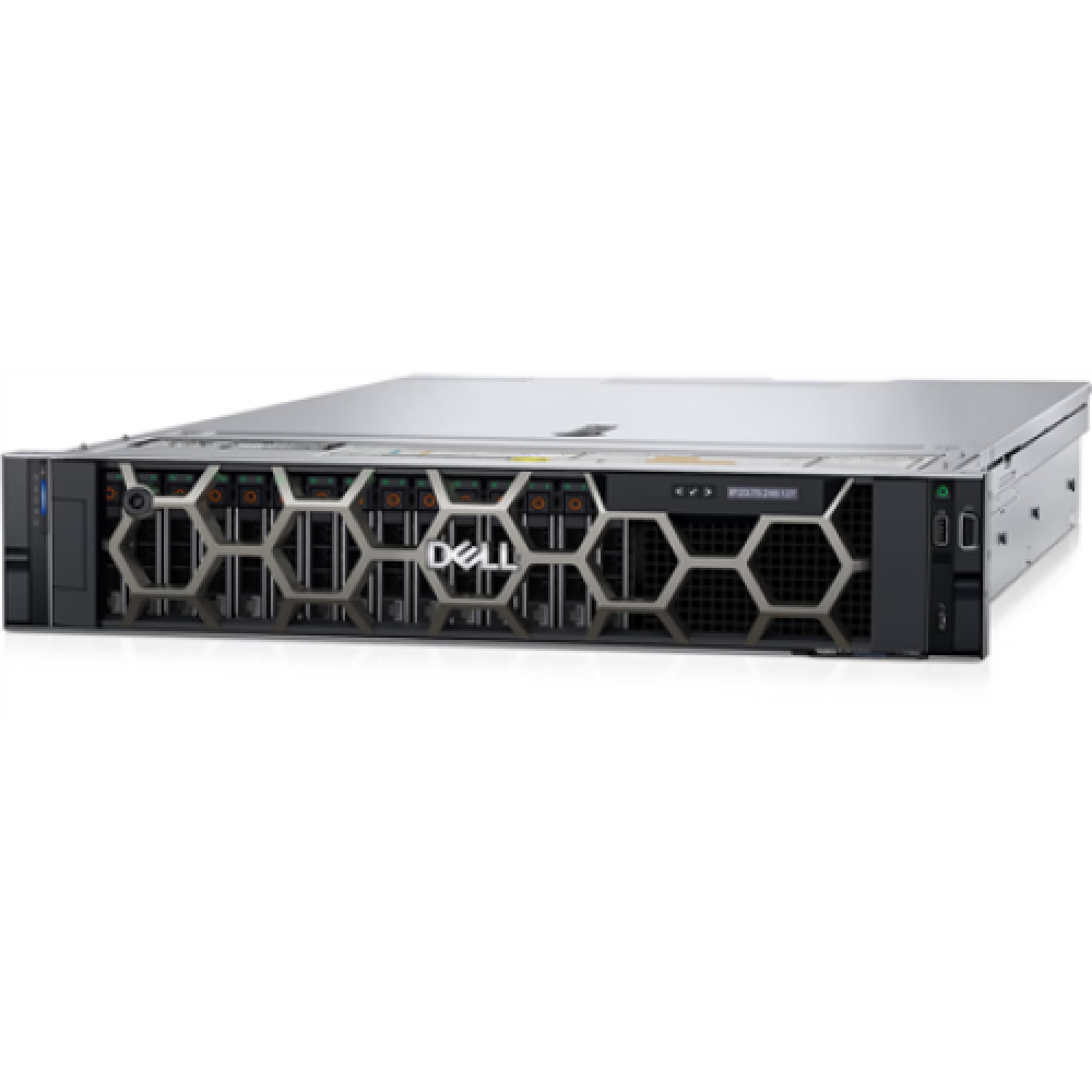 Dell PowerEdge R550 Rack (2U) Intel Xeon Silver 4310 2.1 GHz 18 MB 24T 12C No RAM No HHD Up to 8 x 3.5 PERC H755 Power supply 2x600 W iDRAC9 Enterprise ReadyRails Sliding Rails Without Cable Management Arm No OS Warranty Basic NBD 36 month(s)