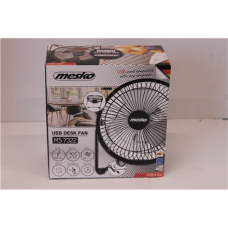 SALE OUT. Mesko Fan , MS 7322 , Desk Fan USB , DAMAGED PACKAGING , Black , Diameter 15 cm , Number of speeds 1 , Oscillation , 4.5 W