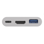 Goobay , USB-C to HDMI/USB-C/USB-A 3.0 Multiport Adapter , White