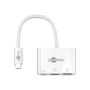 Goobay , USB-C to HDMI/USB-C/USB-A 3.0 Multiport Adapter , White