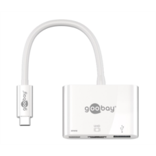 USB-C to HDMI/USB-C/USB-A 3.0 Multiport Adapter , White , year(s)