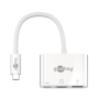 Goobay , USB-C to HDMI/USB-C/USB-A 3.0 Multiport Adapter , White