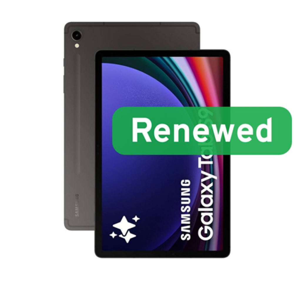 Grade B , Samsung Galaxy Tab S9 , 11.0 AMOLED Display , Wi-Fi , 128GB , Graphite , Android , Samsung Renewed