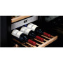 Caso , Wine cooler , WineChef Pro 40 , Energy efficiency class G , Showcase , Free standing , Bottles capacity Up to 40 bottles , Cooling type Compressor technology , Stainless steel/Black