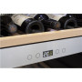 Caso , Wine cooler , WineChef Pro 40 , Energy efficiency class G , Showcase , Free standing , Bottles capacity Up to 40 bottles , Cooling type Compressor technology , Stainless steel/Black