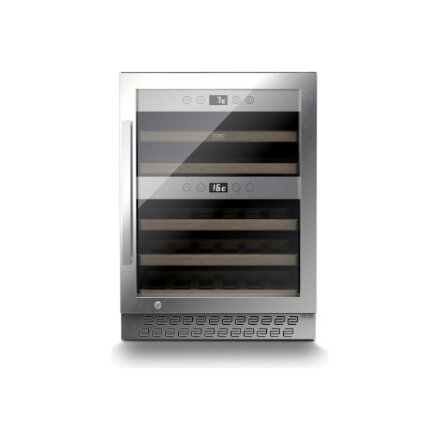 Caso , Wine cooler , WineChef Pro 40 , Energy efficiency class G , Showcase , Free standing , Bottles capacity Up to 40 bottles , Cooling type Compressor technology , Stainless steel/Black