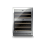 Caso , Wine cooler , WineChef Pro 40 , Energy efficiency class G , Free standing , Bottles capacity Up to 40 bottles , Cooling type Compressor technology , Stainless steel/Black