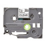 Brother , TZe-121 Laminated Tape , Black on Clear , TZe , 8 m , 9 cm