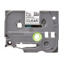 Brother , TZe-121 Laminated Tape , Black on Clear , TZe , 8 m , 9 cm