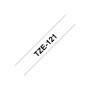 Brother , TZe-121 Laminated Tape , Black on Clear , TZe , 8 m , 9 cm