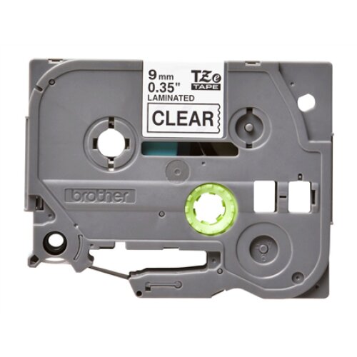 Brother , TZe-121 Laminated Tape , Black on Clear , TZe , 8 m , 9 cm