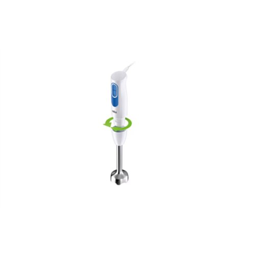 Braun , Hand Blender , MQ20236MWH , Hand Blender , 600 W , Number of speeds 2 , White/Blue