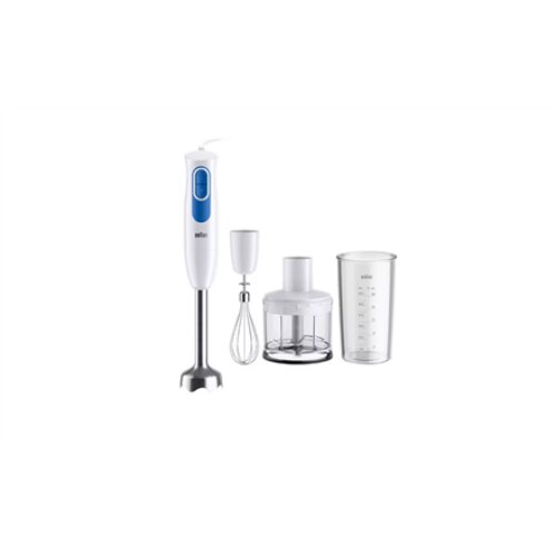 Braun , Hand Blender , MQ20236MWH , Hand Blender , 600 W , Number of speeds 2 , White/Blue