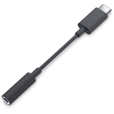 Dell , Adapter USB-C to 3.5mm Headphone Jack , SA1023 , 24 pin USB-C - male , Mini-phone stereo 3.5 mm - female