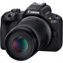 Canon , EOS R50 + RF-S 18-45mm F4.5-6.3 IS STM + RF-S 55-210mm F5-7.1 IS STM (SIP) , Megapixel 24.2 MP , Image stabilizer , ISO sensitivity (max) 32000 , Display diagonal 2.95 , Wi-Fi , Video recording , Automatic, manual , CMOS , Black